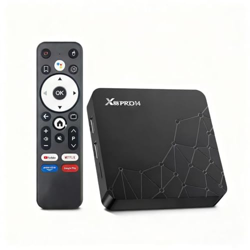 Android TV Box, RK3518mini Android Box 14.0 mit RAM 2G ROM 32G WiFi6 Enternet 10/100M Bluetooth 5.0 USB3.0 Unterstützt 3D HD 8K TV Box