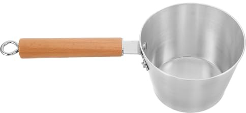 ZUNOXAZ Casserole En Aluminium Petit Pot à Lait Petite Poêle Pot Chauffe-beurre En Aluminium Petite Casserole à Chocolat Silver