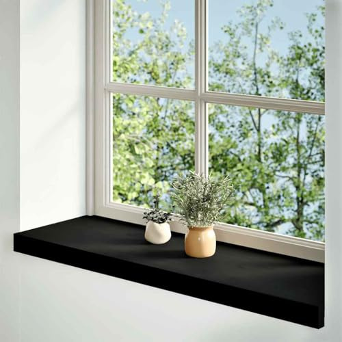 Generico Davanzali 2 pz Marrone Scuro 90x25x2 cm Legno Massello Rovere,Marrone,7.9kg,4009183