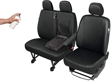Sitzbezüge Kunstleder Schonbezüge Kegel Blazusiak Practical kompatibel mit FIAT Ducato 2006-2014 wasserdichte Abdekungen