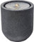 Heissner Gartenbrunnen Zylinder LED schwarz
