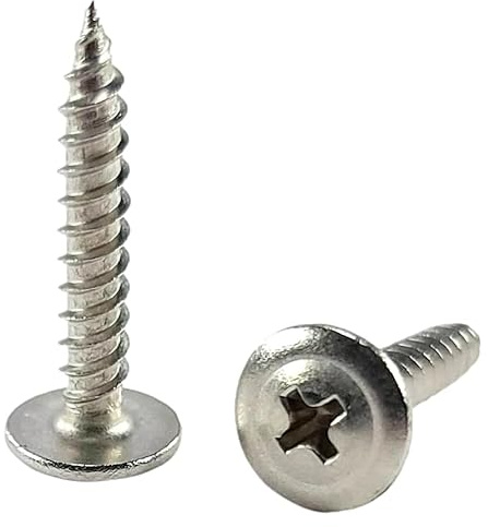 BCP Fasteners 50 Qty #8 x 1 304 Stainless Steel Phillips Modified Truss Head Wood Screws (BCP1211)