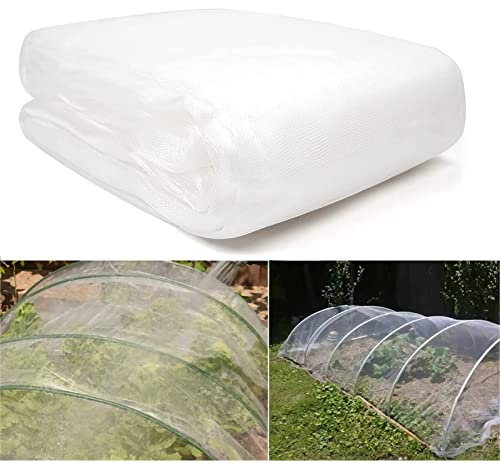 Filet Anti Insecte,11x15m Filets pour Jardin,Filet de Protection Contre Potager,Maille Fine Anti Oiseaux en Maille pour la Protection des Graines,Plantes,Fleurs,Légumes et Fruits