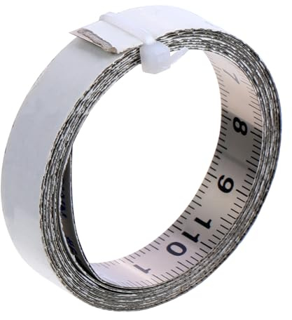 UKCOCO Selbstklebendes Maßband – Metall Abziehen Aufkleben Linealband Klebriges Linealband Links-Rechts Lesend Aufklebbares Maßband Mit Selbstklebender Rückseite