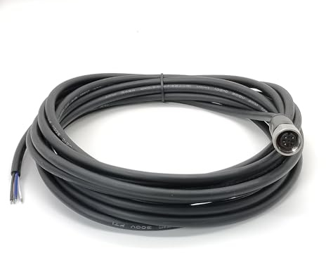 Cavo di prolunga M12 a 4 pin Cavo stampato con connettore diritto femmina 5M AWG22