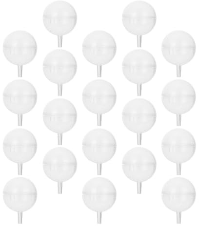 Alipis 20 Pezzi Di Supporto Per Scatola Di Cioccolatini Trasparente, Supporto Per Bouquet Di Palline Di Cioccolato Rotonde In Plastica, Supporto Per Imballaggio Di Fiori Per Festa Di Compleanno