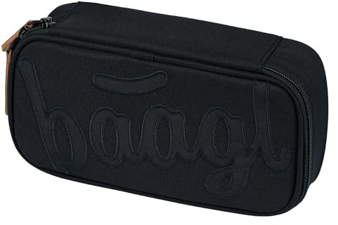 Baagl Federmäppchen für Jungen - Schulmäppchen für Schreibwaren - Schulsachen Federtasche, Kinder Federmappe, Etui für Schule (Darkness)