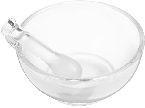 BUGUUYO Bol Et Pilon Verre Pour Cuisine Laboratoire Récipient De Broyage Avec Pilon Inclus Facile à Utiliser