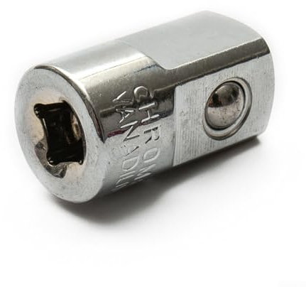 Adaptador de enchufe de unidad, pieza de adaptador portátil, llave convertidora de llave de vaso de 1/2 pulgada 3/8 pulgadas 1/4 pulgadas hembra a macho, acero, varios tamaños (1/4-1/2)