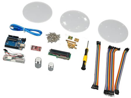 Kit de Placa de Desarrollo de Báscula de Cocina Electrónica Digital de Alta Precisión, 20 Kg, Módulo de Sensor de Peso Compacto y Portátil para, Pesaje Preciso, Kit Conveniente