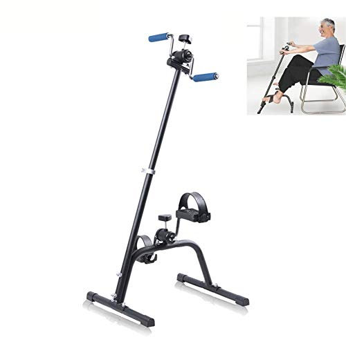 PUFAHAU Zusammenklappbarer Pedaltrainer für Arme und Beine – Mini-Trainingsfahrrad, Fitness-Radfahren, Einstellbarer Widerstand, Fitnessgerät für die Heimrehabilitation