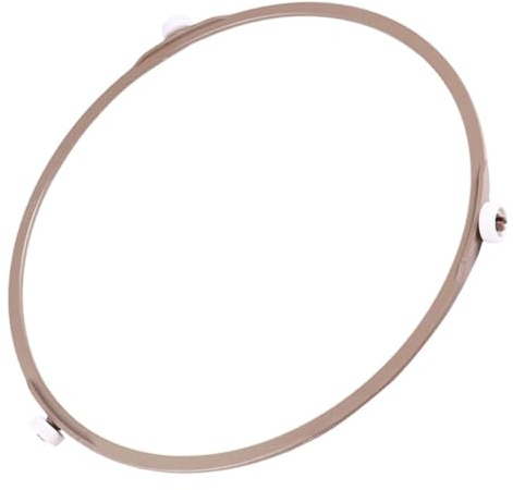 LIFKOME Anillo Giratorio para Microondas Soporte para Plato Giratorio de Vidrio 27 Cm Plástico para Cocción Uniforme