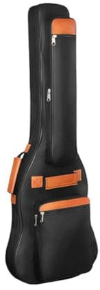 Remingtape Gitarrentasche wasserdichte Gitarren-Aufbewahrungstasche Doppelte Gurte Gepolsterte Gitarrentasche Gitarrenkoffer Gig Rucksack 40 Gitarrentasche