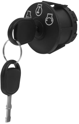 ibasenice Interruptor De Encendido para Cortacésped con Llave Compatible con John Deere y Fácil De Instalar