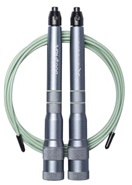 PICSIL BEE Speed Rope – Justerbart och lätt hopprep med förstärkt kabel, ergonomiska aluminiumhandtag, smidig rotation, perfekt för Cross Training, fitness och double unders (Lavender)