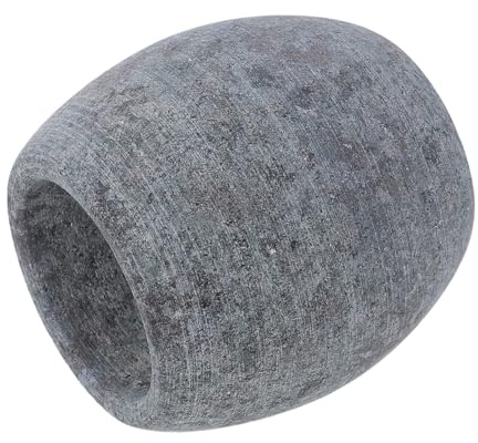 Abaodam Diffuseur de Sauna en Pierre Naturelle 3,2 Cm Diamètre, Bol D'aromathérapie pour Huiles Essentielles, Diffuseur d'air pour Spa et Bureau, Accessoire Portable pour Sauna Intérieur