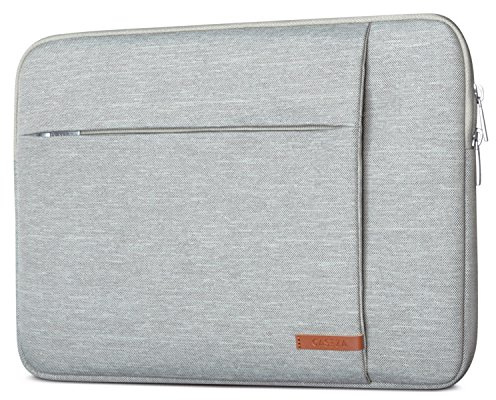 Housse Ordinateur Portable 13 Pouces Gris - CASEZA London Sac pour ASUS Acer Dell HP Lenovo Microsoft Surface Book & Autres – Sac à Main PC Ultrabook 13 - 13,3 résistant à l’Eau avec 2 Poches