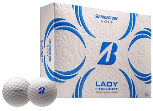 Bridgestone Lady Precept White Golf Ball - Dozen