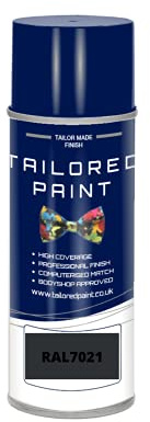 RAL 7021 - Vernice spray opaca per legno, metallo, plastica, PVC, UPVC, pannelli per fascia, interni ed esterni