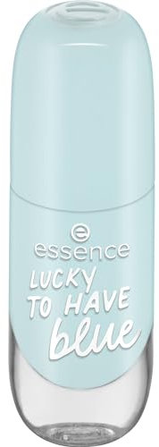 essence gel nail colour, Nagellack, Nr. 39, Blau, langanhaltend, Expressergebnis, schnelltrocknend, glänzend, acetonfrei, vegan, ohne Mikroplastikpartikel, ohne Konservierungsstoffe, 1er Pack (8ml)