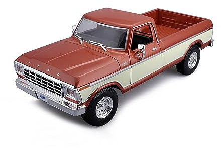 Maisto 1:18 Scale Model Compatible with Ford Replica Miniature Model Classic Vintage Collectible F150 Pick-up 1979 (Cream)