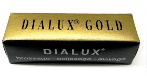 JTS Dialux Gold Polishing Compound Jewelry Rouge Super-Finish Highest Gloss - 1 Bar