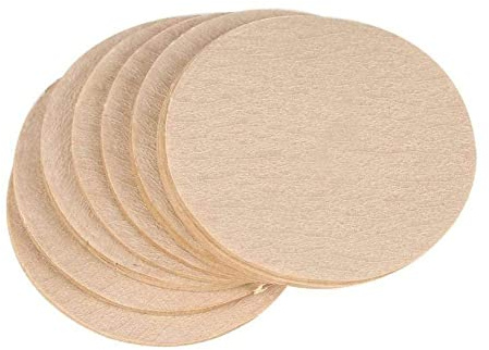 100pcs/pack Moka Coffee Pot Filter Paper 6cm Round Length for Hand-Pushed Espresso Dropshipp Filters Dripper Coffee Maker Tools