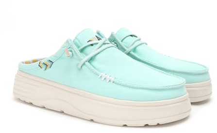 WALK IN PITAS | CAPARICA | Zuecos de Mujer | Mocasines | Náuticos Casual | Zapatillas de Tela | Zapatos sin Cordones | Deportivas Casuales | Calzado de Walkinpitas | Aqua 37