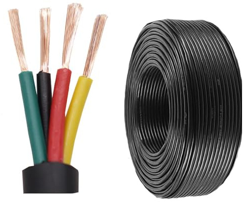ANJIELO SMART Cavo di estensione 4x0,2 mm filo di rame stagnato per sistema videocitofonico (20m)