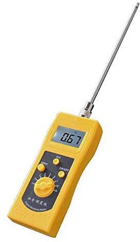 Humidimètre portable, DM300F haute fréquence hygromètre for l'industrie chimique des matières premières, poudre de céramique, Réfractaires en poudre, boue, sol, San pour bois, bois de chauffage, bois