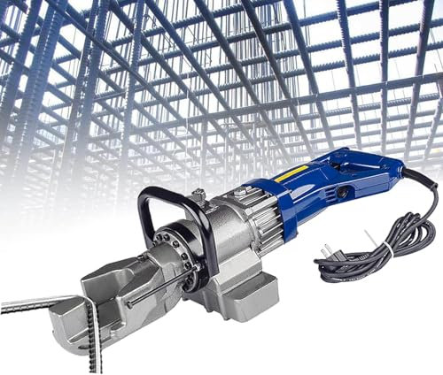 Cintreuse Tube Acier Electrique, Plieuse Électrique pour Barres D'armature, Machine À Cintrer Les Barres D'armature Hydraulique Cintreuses deBarres D'armature en Béton,16mm