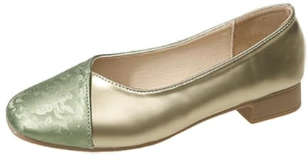 Loafer Women's Flat Dress Shoes Elegant Ballet Flats Women's Shoes Comfortable Wedding Shoes Slip On Flat Shoes Mary Jane Low Shoes Pumps Ballerina Shoes Office Heel Shoes Spring Summer Shoes, Green