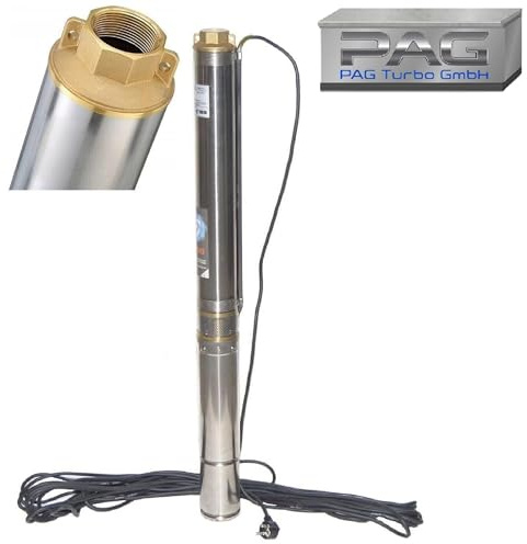 PAG Turbo GmbH® - Vantec Pumpen Inverter (intelligente Pumpensteuerung) oder Pumpensteuerung PC-20P, sandresistente Tiefbrunnenpumpe 3 STM20-6000L/h - 7,7bar (3 Tiefbrunnenpumpe 6000L/h - 7,7bar)