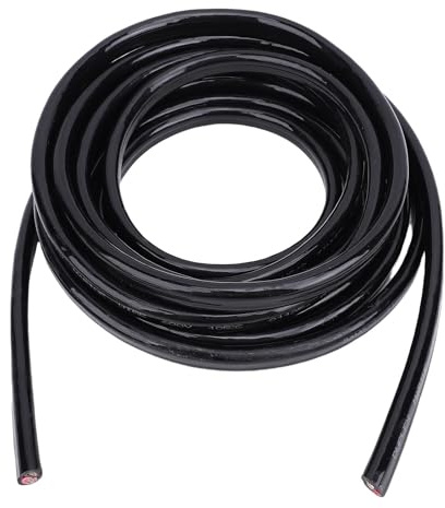 Haofy Power Marine Wire 20ft 8 Calibro Ofc PVC 2 8 AWG Cavo Elettrico con Isolamento di Grado Professionale Universale per Barche, Yacht, Automobili, Rimorchi, Luci, Allarmi