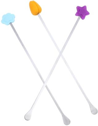 VALICLUD 3 Pezzi Asta per Mescolare Latte in Polvere Asta di Agitazione con Manico Lungo Miscelatore per Latte in Polvere per Uso Casalingo, Cocktail e Altre Bevande, Leggero e di Piccole d