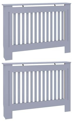 vidaXL Copri radiatore - Accessorio per la Stanza, Design Elegante per Decorare casa, Elemento Decorativo per Il Riscaldamento.