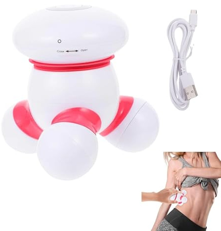 Homoyoyo Elektrisches Körpermassagegerät Mit Wärme Und Für Schultern Rücken Und Taille Usb Betrieb Tragbar Für Zuhause Und Wellness