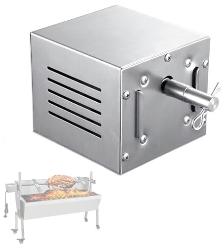 XDTKJDZ Electric Grill Rotisserie Motor, Stainless Steel BBQ Spit Rotisserie Motor, Load Capacity 80kg-100kg; 140-160kg Optional, for Outdoor Rotisserie Cooker