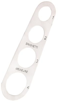 DIYEAH Outil de Mesure de Spaghettis Acier Inoxydable avec Contrôle Précis des Portions de Pâtes Compact et Facile à Nettoyer pour Chefs Professionnels et Cuisine Maison