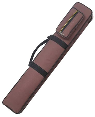 drburpily Custodia per Stecche da Biliardo a 8 Fori Dimensioni compatte e Stecche da Biliardo: Una Soluzione affidabile per La Custodia per a 8 Fori è progettata per Contenere 4, caffè, 85x18x7cm
