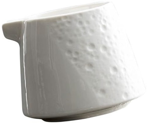 OATIPHO Jarra de Cerámica para Leche 225ml, Recipiente Multiusos para Café y Salsa, Diseño Pequeño y Práctico para Restaurante y Uso Doméstico, Jarra Espumadora Segura y Duradera