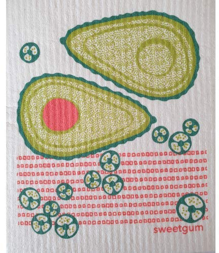 More Joy - schwedish Dishcloth - schwedische Spültücher/schwämme - öko - (Avocado)