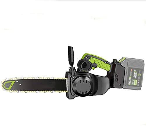 Mini Chainsaw 10 Inch 21V Cordless Electric Chain Saw,for Tree Branch Wood Cutting and Garden,10 sections 26800mh 1 electricity 1 chain