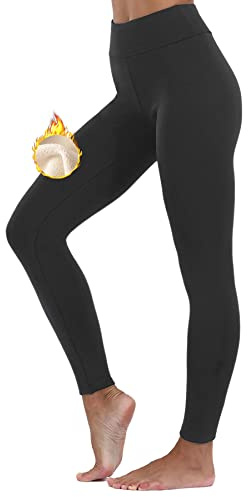 Merlvida Leggins Termicos Mujer Invierno Forro Polar Grueso Mallas Termicas Deporte Push Up Pantalones Termicos Cintura Alta Leggings Mujer Calientes Elásticos Mayas Ropa Termica Yoga Correr Fitness