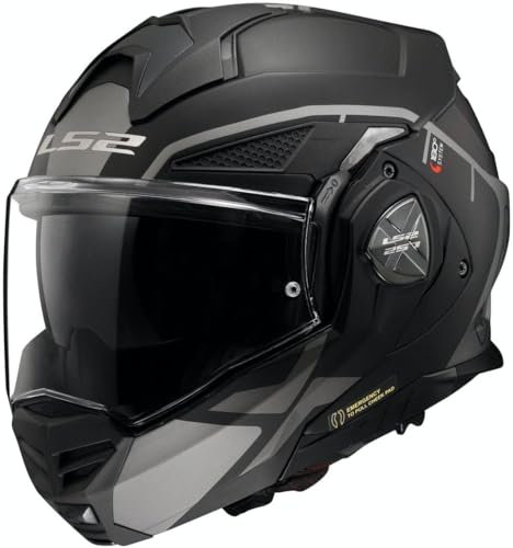 LS2, Klapphelm Motorrad ADVANT X METRYK Matt Titanium, L