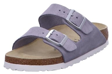 Birkenstock Arizona BS 1024248 Lilla Purple Ciabatte Donna Fibbie Pelle camoscio 38