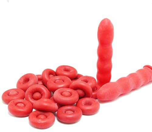 30 Pezzi Beccucci per Cartuccia in Lattice, Ugelli in Silicone Ugelli per Cartuccia Tappi, Calafatare Tappi Sigillanti Punte Ricambio, Ugelli di Ricambio per Sigillante Adesivo e Pistola per Silicone