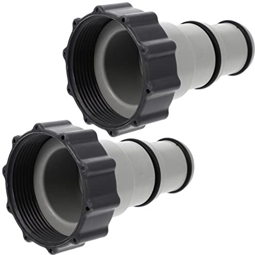 Kisangel 2stücke Schlauchadapter für Poolpumpen Ersatzteile für Poolanschlüsse Schlauchverbinder für Filtersysteme und Tauchpumpen Poolzubehör und Werkzeuge