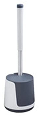 QTANZIQI Silicone Toilet Brush Holder Soft Bristles Floor-Standing Plasitc Hotel Bathroom WC Cleaning Brush Cleaner Household Tools Toilet Plunger Bathroom Accessories silk pillowcase