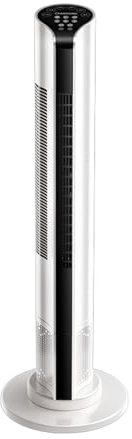 TONSTE Ventiladores de Pie Ventiladores de Torre Domésticos con Mando a Distancia, 3 Velocidades, Temporizador 15H Ventilador Digital 80°Oscilante para Dormitorio, Oficina(43.3in)